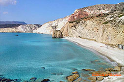 Fyriplaka beach Milos island Milos island beaches - Fyriplaka