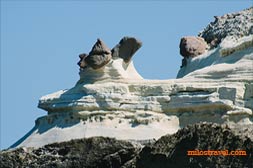 Milos formazioni geologiche Pelekouda Milos formazioni geologiche