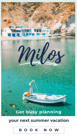 Book your summer vacations in Milos island Milos island summer vacations - Book now