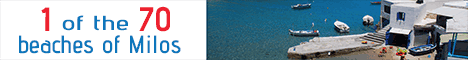 Explore Milos, Book now Discover Milos banner