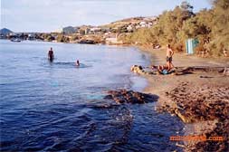 Acque termali a Kanava Milos Acque termali, Kanava