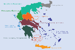 Where is Milos Greece located Greek geographic regions