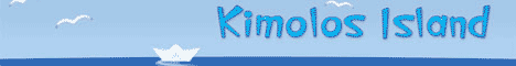 Besuchen Sie die Insel Kimolos Kimolos island banner